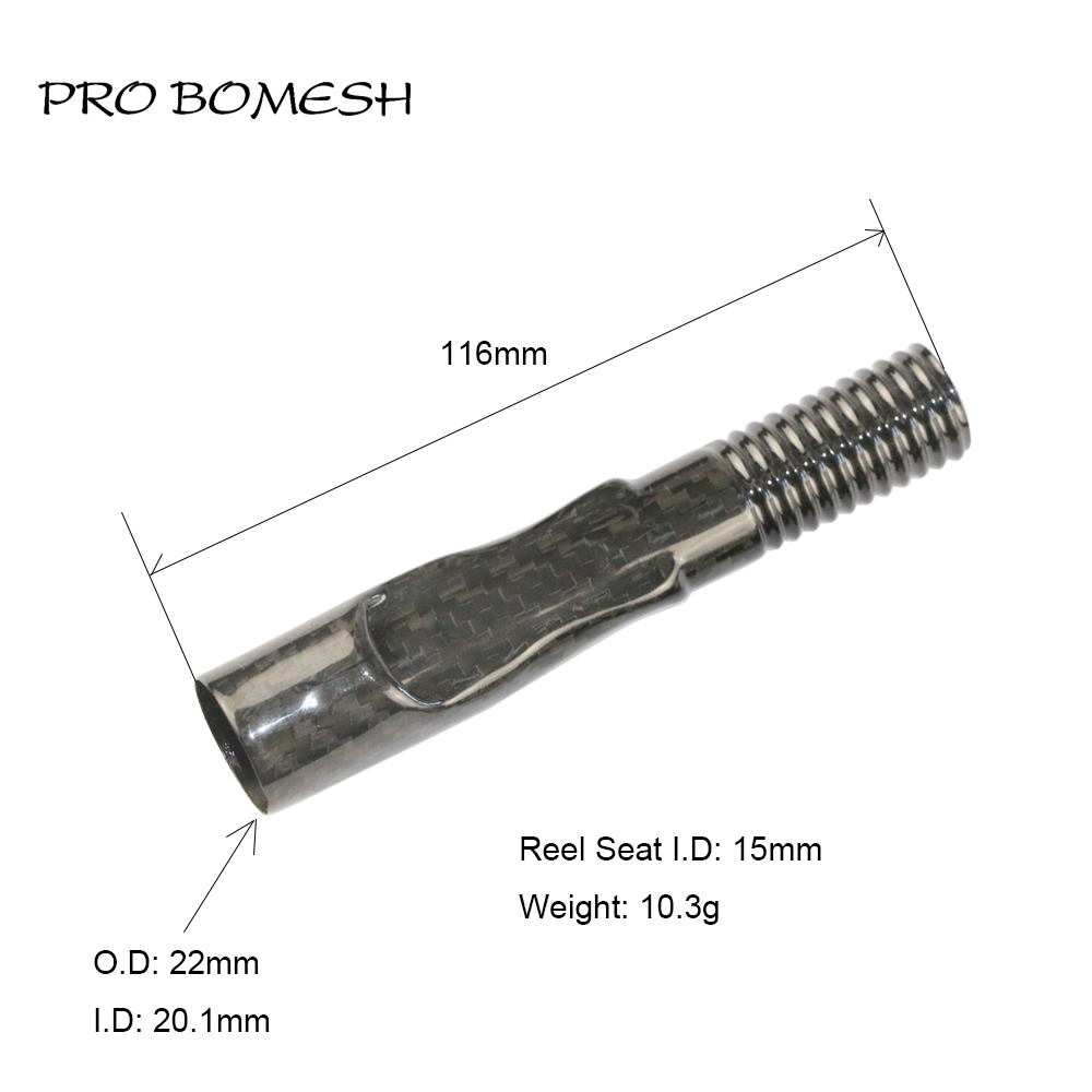 Pro Bomesh 1 Chiếc 10.3G Sợi C - đánh giá và giá Fishing Rod Surf