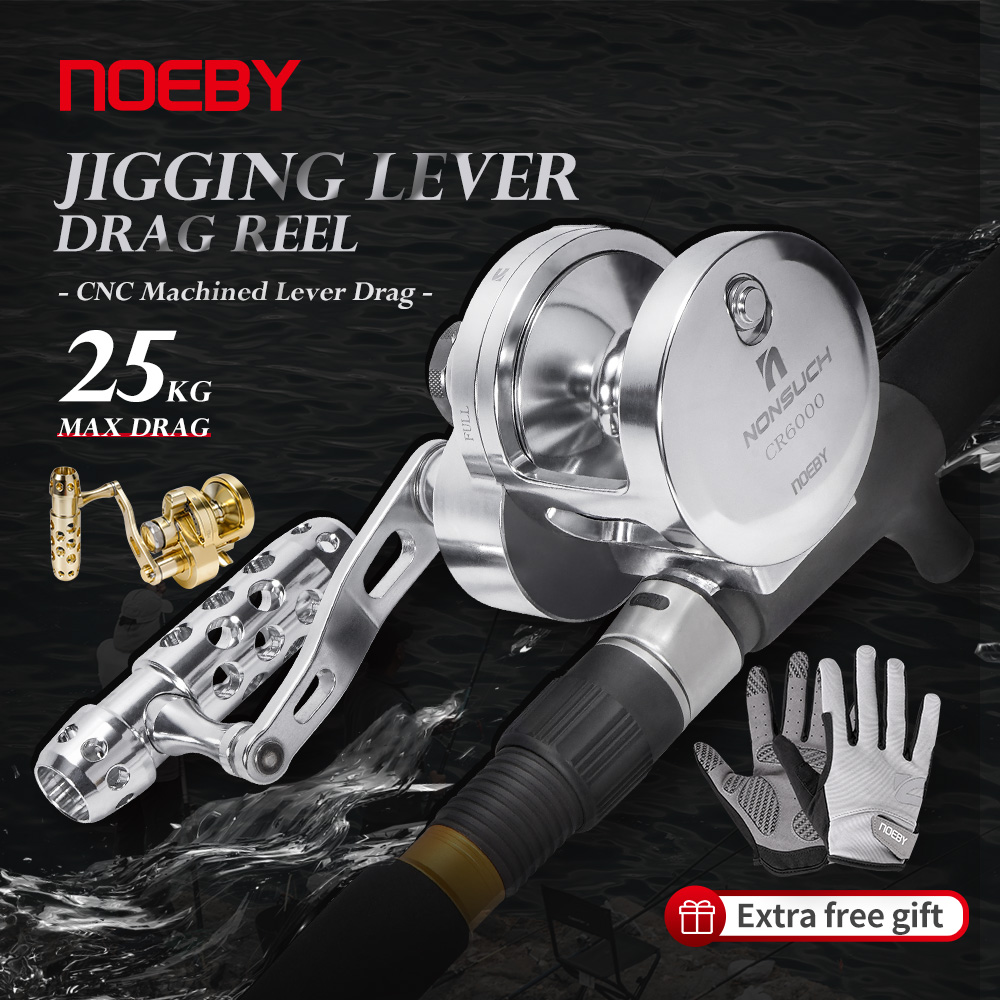 NOEBY Jigging Lever Kéo Câu 25 - đánh giá và giá Daiwa Reel Bg